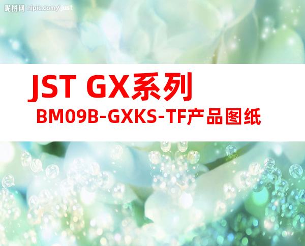 JST GX系列 BM09B-GXKS-TF产品图纸